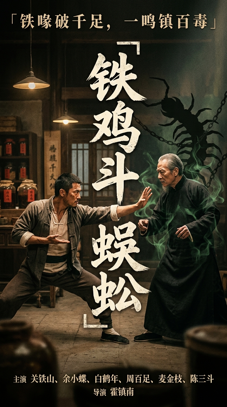 《铁鸡斗蜈蚣》主海报